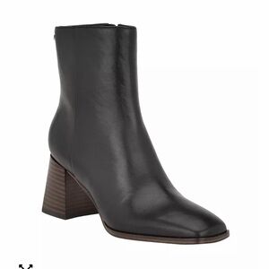 Calvin Klein Black Ankle Booties